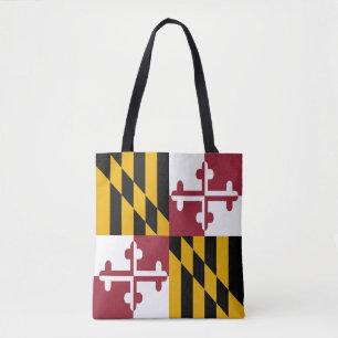 Bolso De Tela Bandera del estado de Maryland