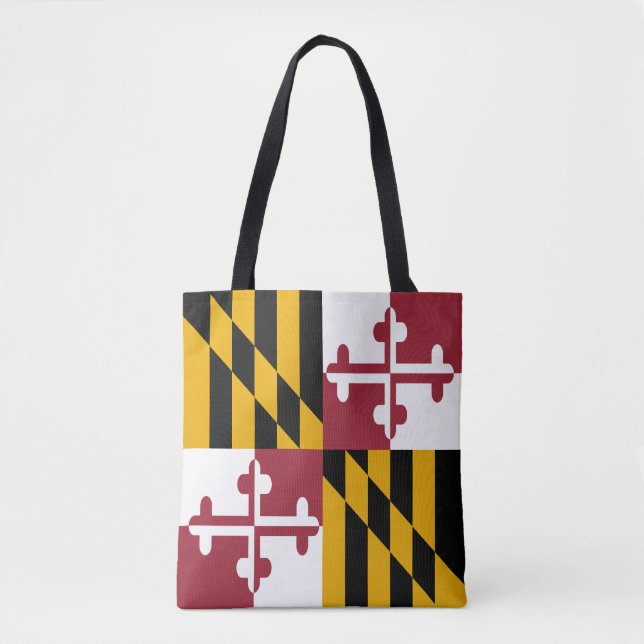 Bolso De Tela Bandera del Estado de Maryland (Anverso)