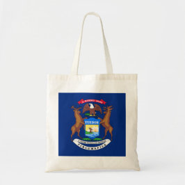 Bolso De Tela Bandera del estado de Míchigan