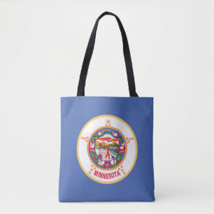 Bolso De Tela Bandera del estado de Minnesota