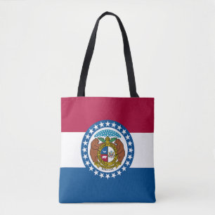 Bolso De Tela Bandera del estado de Missouri