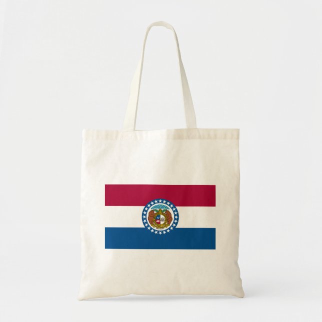 Bolso De Tela Bandera del Estado de Misuri (Frente)