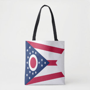 Bolso De Tela Bandera del Estado de Ohio