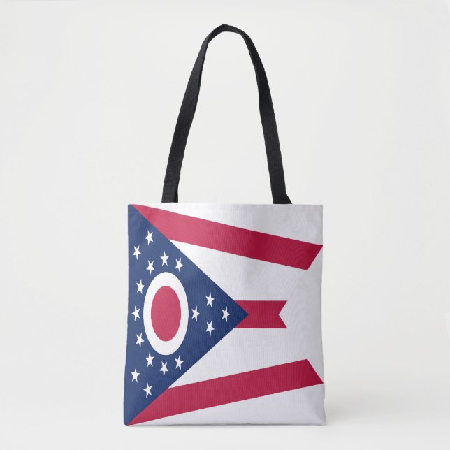 Bolso De Tela Bandera del Estado de Ohio (Anverso)