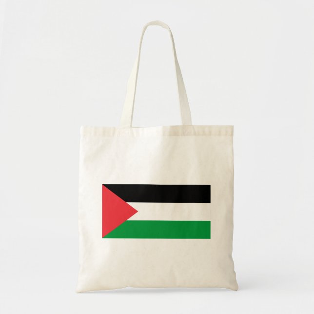 Bolso De Tela Bandera del estado de Palestina (Frente)