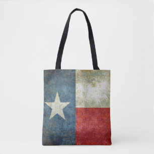 Bolso De Tela Bandera del estado de Tejas