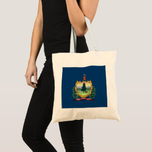 Bolso De Tela Bandera del Estado de Vermont