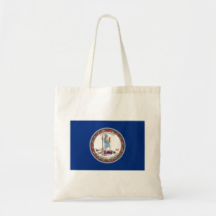 Bolso De Tela Bandera del estado de Virginia