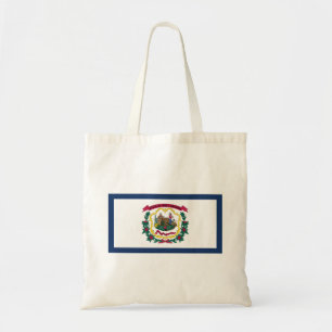 Bolso De Tela Bandera del estado de Virginia Occidental