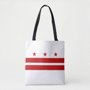 Bolso De Tela Bandera del estado de Washington DC