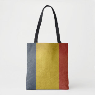 Bolso De Tela Bandera del estado soberano del Grunge de Rumania