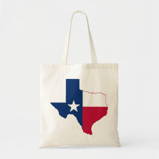 Bolso De Tela Bandera del mapa de Texas