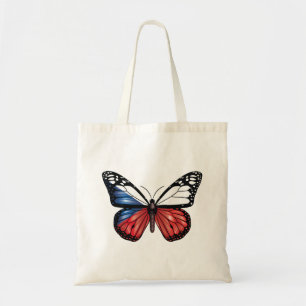 Bolso De Tela Bandera del monarca de la mariposa checa