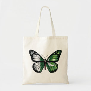 Bolso De Tela Bandera del monarca de la mariposa de Pakistán