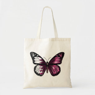 Bolso De Tela Bandera del monarca de la mariposa de Qatar
