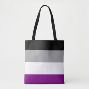 Bolso De Tela Bandera del Orgullo Asexual