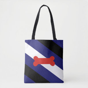 Bolso De Tela Bandera del Orgullo de Juego de Cachorro