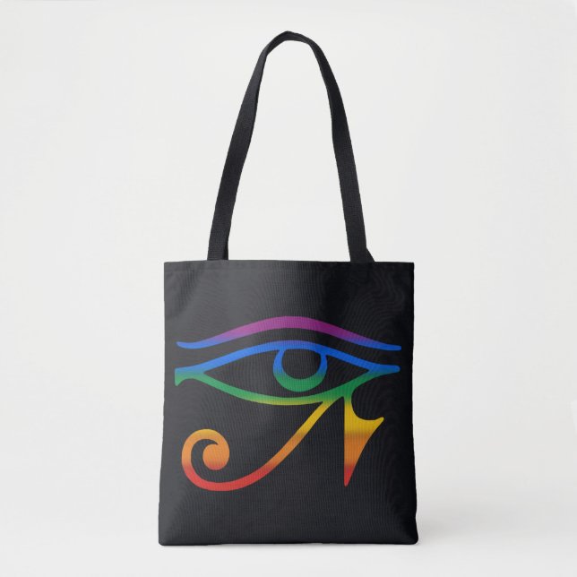 Bolso De Tela Bandera del Orgullo Gay Gótico (Anverso)
