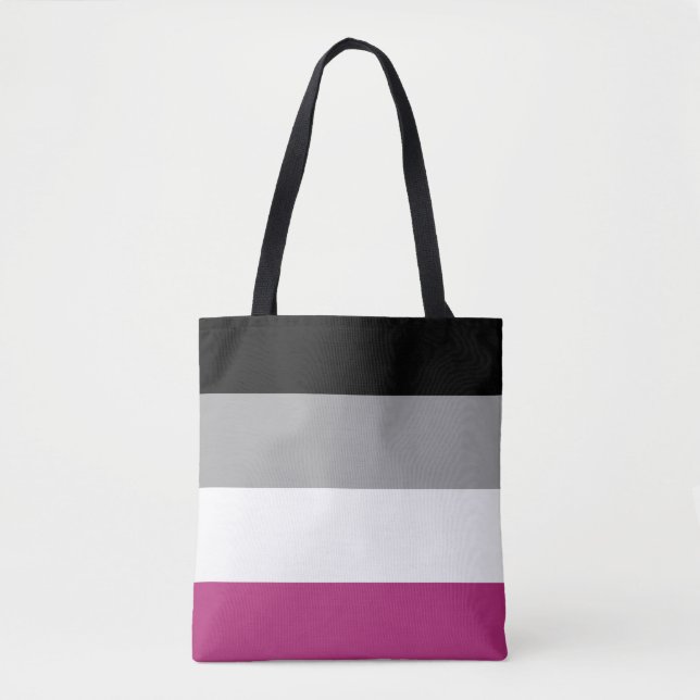 Bolso De Tela Bandera del Orgullo Gynephilia (Anverso)