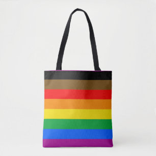 Bolso De Tela Bandera del Orgullo LGBTQ (8 Franjas)