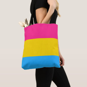 Bolso De Tela Bandera del Orgullo Pansexual