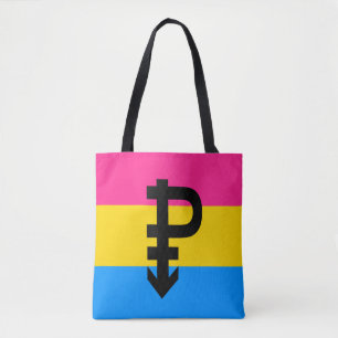 Bolso De Tela Bandera del Orgullo Pansexual