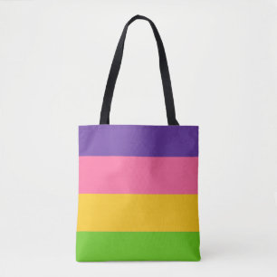 Bolso De Tela Bandera del Orgullo Sapfático