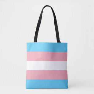 Bolso De Tela Bandera del Orgullo Transgénero