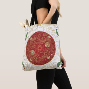 Bolso De Tela Bandera del patrimonio Art Deco Nombre personali