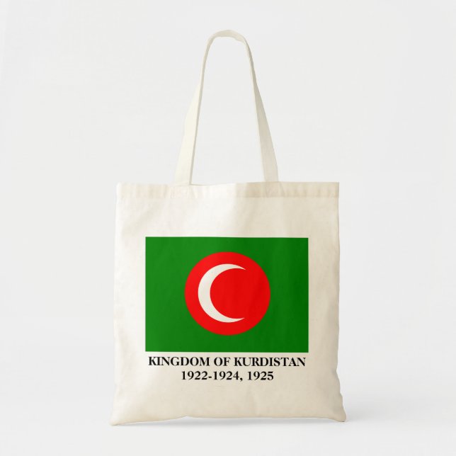 Bolso De Tela Bandera del Reino del Kurdistán (1922-1924, 1925) (Frente)