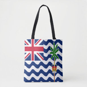 Bolso De Tela Bandera del Territorio Británico del Océano Índico