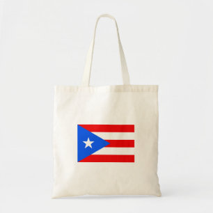 Bolso De Tela Bandera del Tote de presupuesto de Puerto Rico
