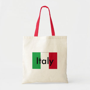 Bolso De Tela Bandera del tote del presupuesto de Italia