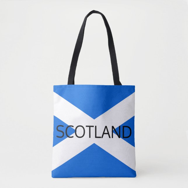 Bolso De Tela Bandera escocesa Estrella de Escocia (Anverso)
