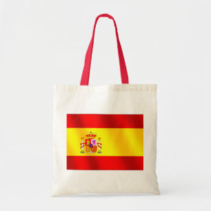 Bolso De Tela Bandera española de los regalos de España para los
