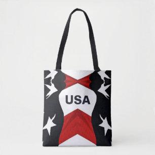 Bolso De Tela Bandera estadounidense