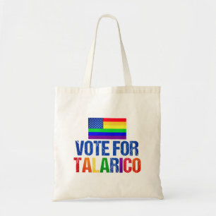 Bolso De Tela Bandera estadounidense arcoíris de Talarico Elecci
