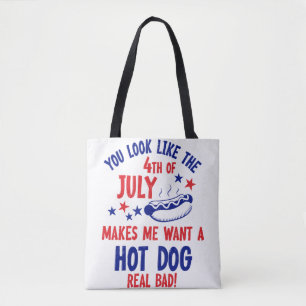 Bolso De Tela Bandera estadounidense personalizada patriótica 4