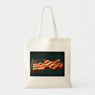Bolso De Tela Bandera estadounidense reutilizable