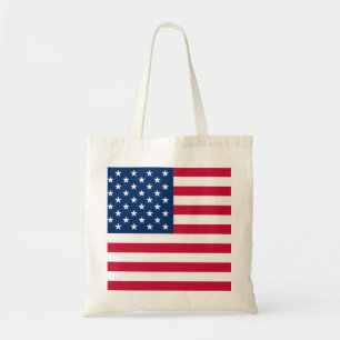 Bolso De Tela Bandera estadounidense Tote Bag Estados Unidos
