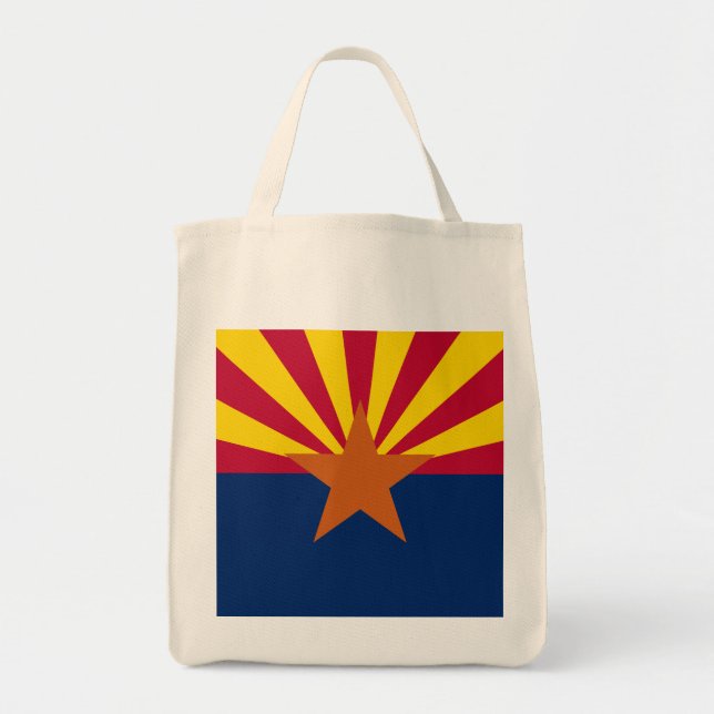 Bolso De Tela Bandera Estatal de Arizona (Frente)