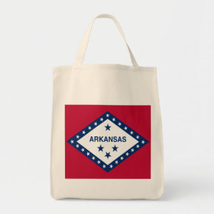 Bolso De Tela Bandera estatal de Arkansas