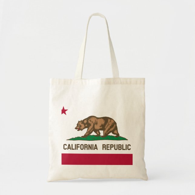 Bolso De Tela Bandera estatal de California (Frente)