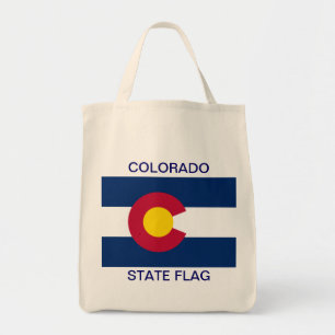Bolso De Tela Bandera Estatal de Colorado