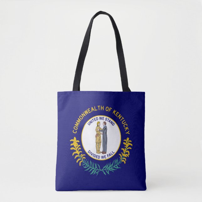 Bolso De Tela Bandera estatal de Kentucky (Anverso)