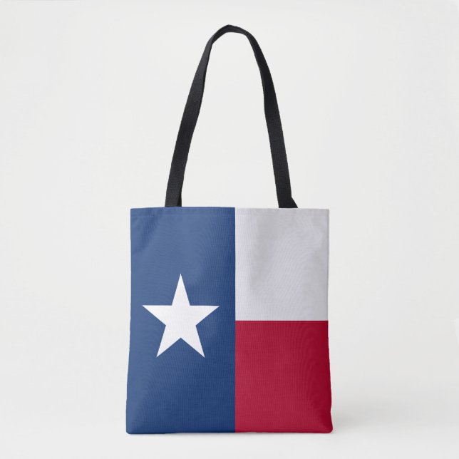 Bolso De Tela Bandera Estatal de Texas (Anverso)