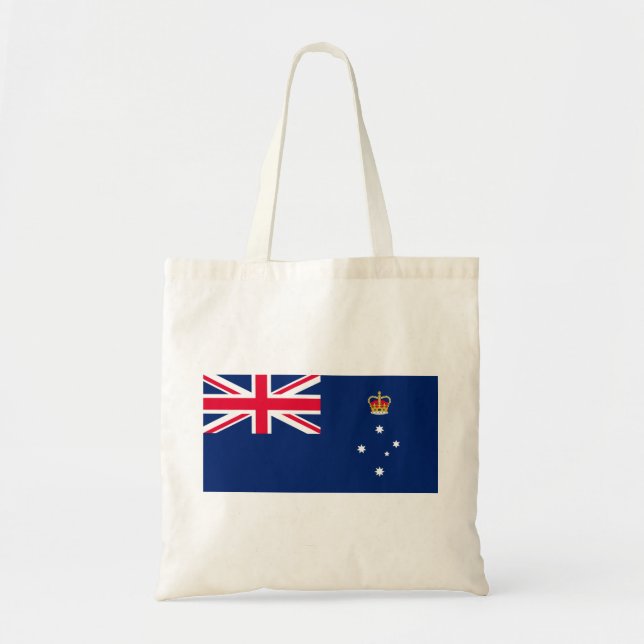 Bolso De Tela Bandera estatal de Victoria (Australia) (Frente)
