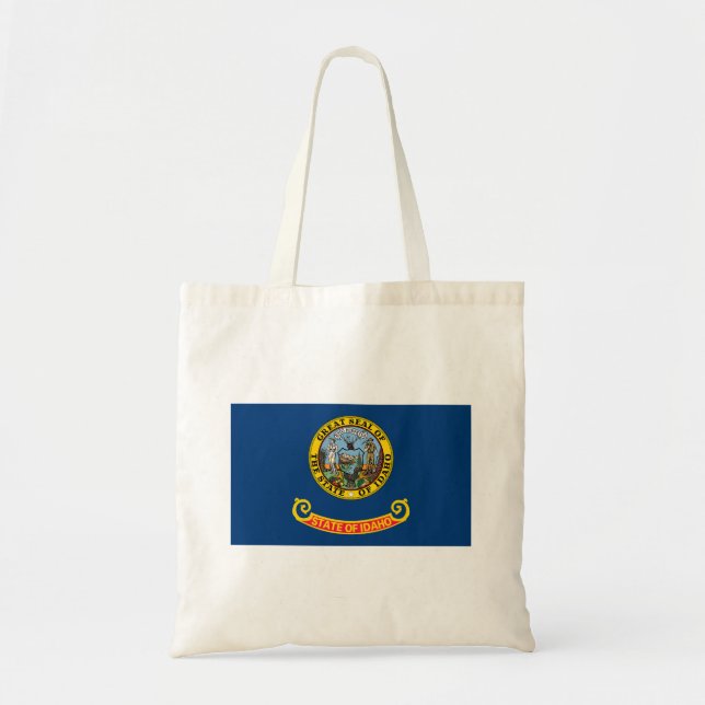 Bolso De Tela Bandera Estatal Idaho (Frente)