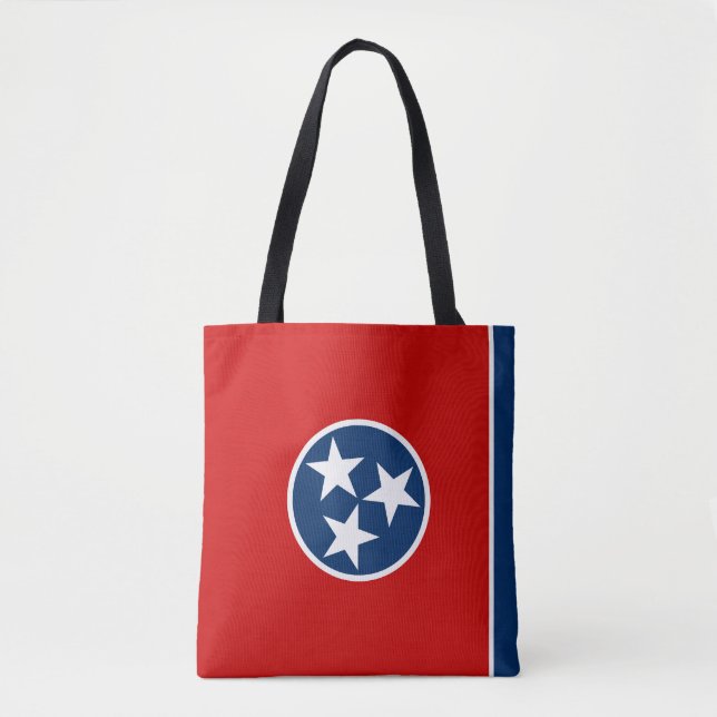 Bolso De Tela Bandera Estatal Tennessee (Anverso)