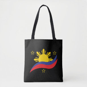 Bolso De Tela Bandera filipina de Pinoy de Filipinas